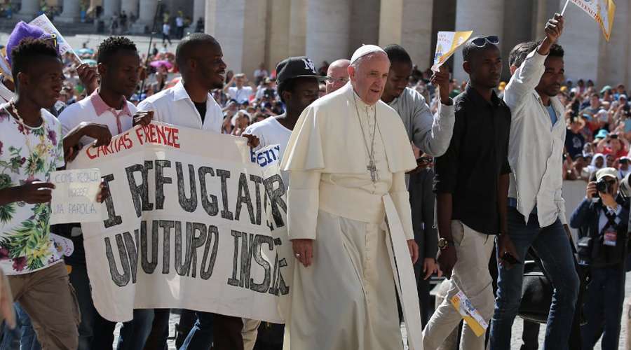 PapaConJovenesMigrantes