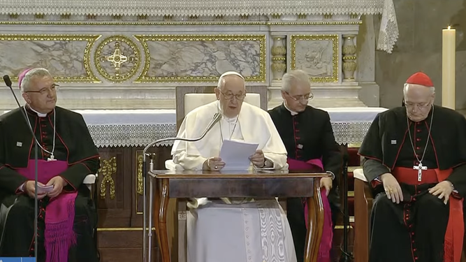 Intervención del Papa Francisco