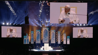 El Papa, con los jóvenes