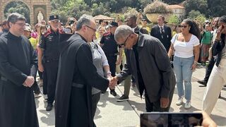 Obama saluda al abad de Montserrat