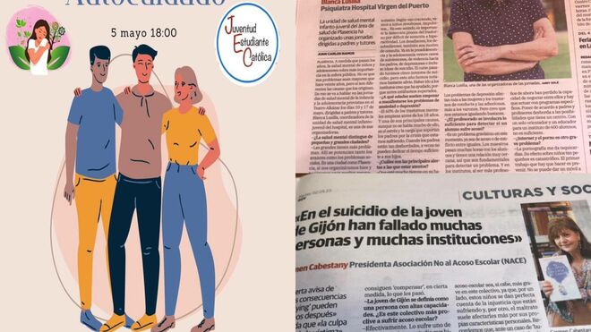 Ante Claudia y los jóvenes sufrientes: “Por el autocuidado”.