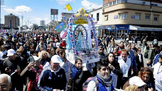 Peregrinos en Luján
