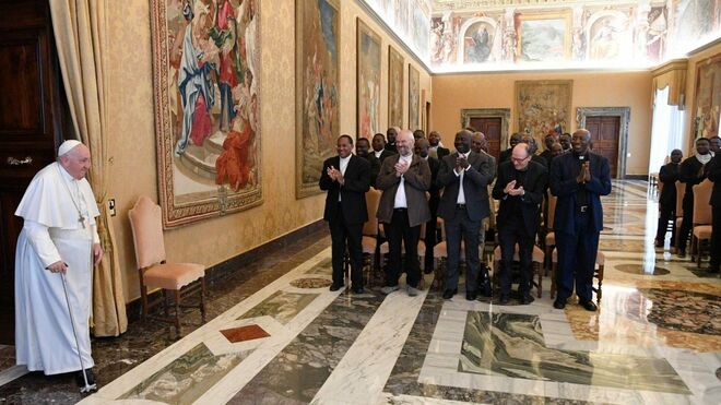 Francisco, en la audiencia con los religiosos de la Congregación del Espíritu Santo