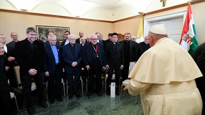 Encuentro de Francisco y los jesuitas húngaros