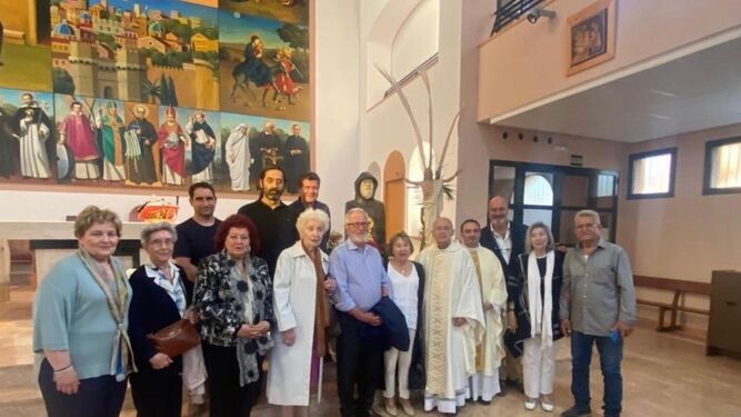Los fieles, con José Luis Sánchez y el autor Llorens