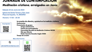 Jornada de Contemplación Meditación Cristiana. Arraigados en Jesús