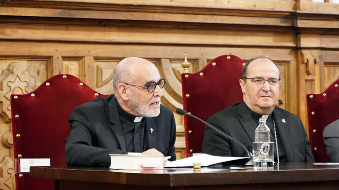 Jacinto Núñez Regodón durante su 'ultima lectio'