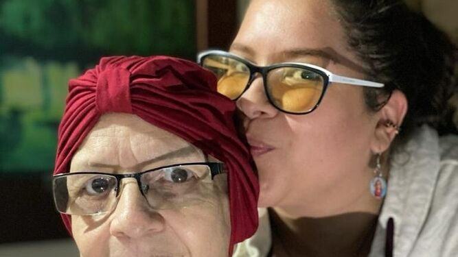 Amparo con su hija Alejandra