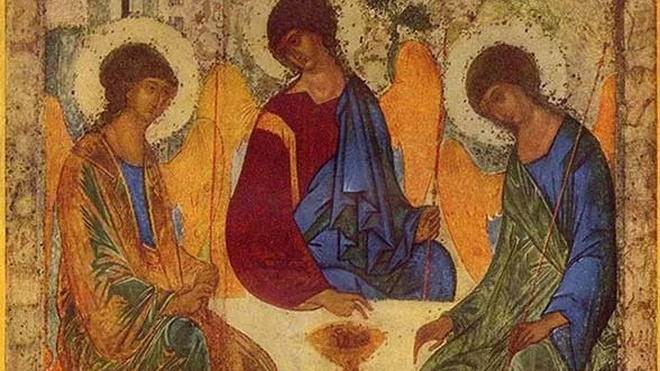 Icono de la 'Santísima Trinidad', de Andrey Rublev