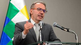 Jorge Richter, portavoz del Gobierno de Bolivia