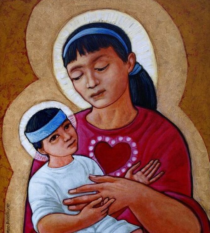 ¡💙 Madre María, Reina de la Bondad, Tierra de Jesús!