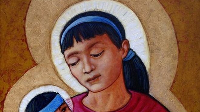 ¡💙 Madre María, Reina de la Bondad, Tierra de Jesús!