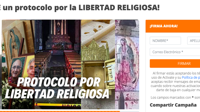 Impulsan campaña para que se respete la libertad religiosa en México
