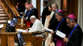 El Papa abre la plenaria de los obispos italianos