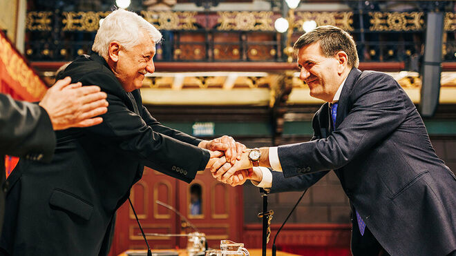 Arturo Sosa, sj., felicita al nuevo rector de Deusto