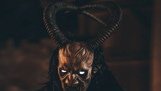 Imagen figurada de un demonio