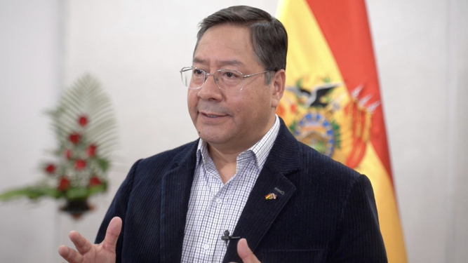 El presidente de Bolivia, Luis Arce