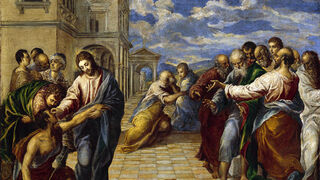 La curación del ciego. El Greco