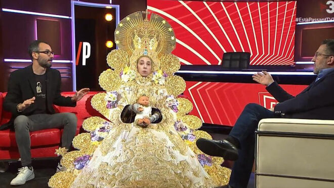 Parodia en TV3 de la Virgen del Rocío