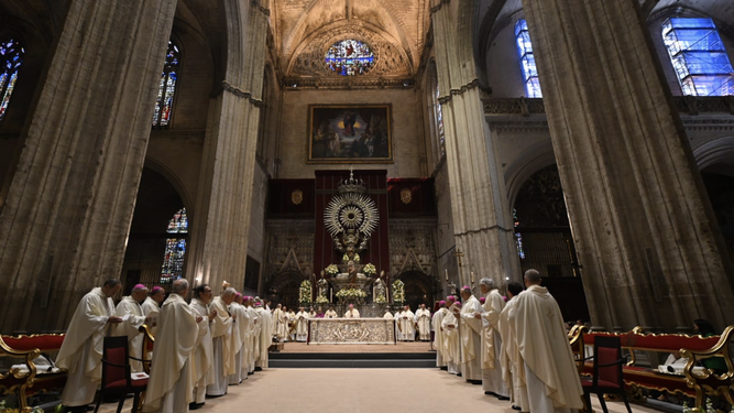 Ceremonia de ordenación de los nuevos auxiliares de Sevilla