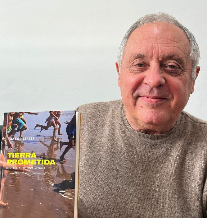 El autor con Tierra prometida