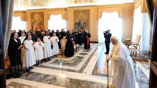 Audiencia de Francisco a los barnabitas