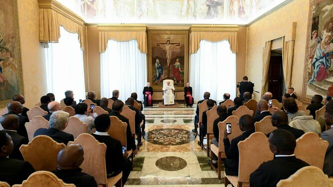 Audiencia de Francisco a los barnabitas