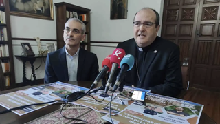 Jesús Pulido, durante la presentación del encuentro