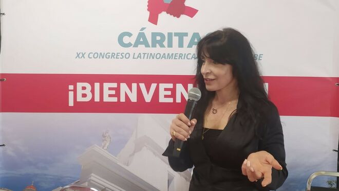 Emilce Cuda en el XX Congreso Cáritas ALyC