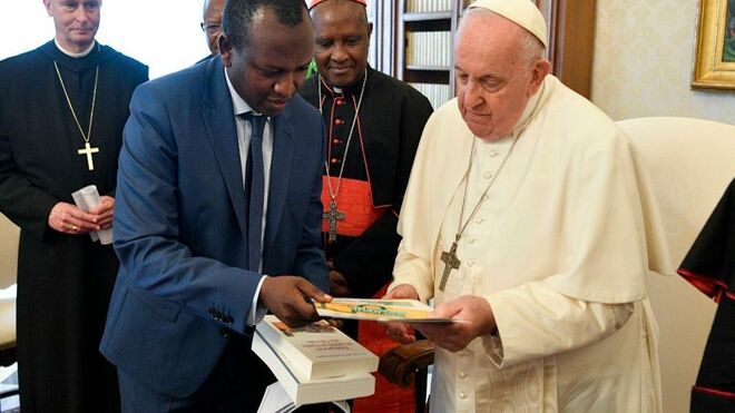 Francisco, durante la audiencia