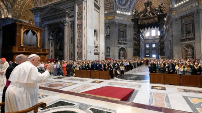 Audiencia del Papa en San Pedro