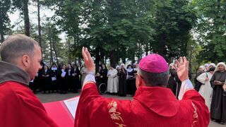 Las 101 monjas de clausura de Vitoria y de la  zona rural celebran el Jubileo de Estíbaliz