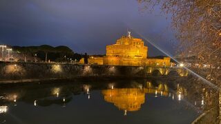 El Castelo de Sant'Angelo, de noche