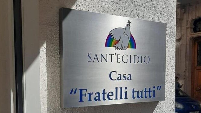 Casa 'Fratelli tutti', de la Comunidad de Sant'Egidio