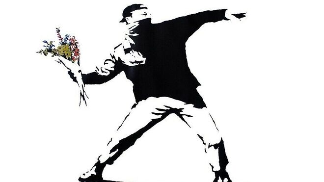 Noviolencia. Banksy