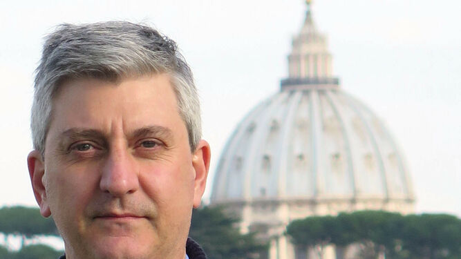 Saverio Gaeta, en el Vaticano