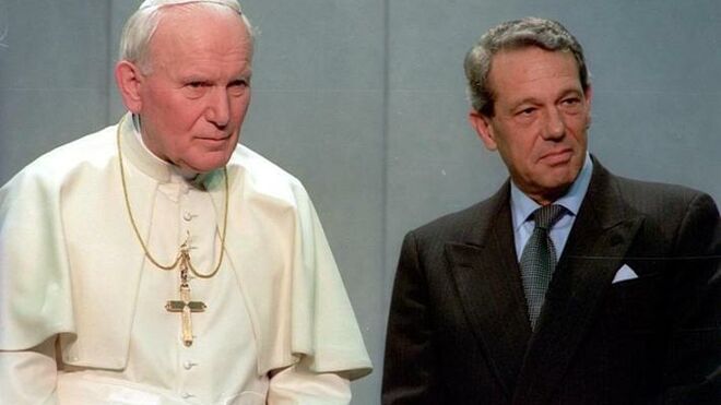 Juan Pablo II y Joaquín Navarro-Valls
