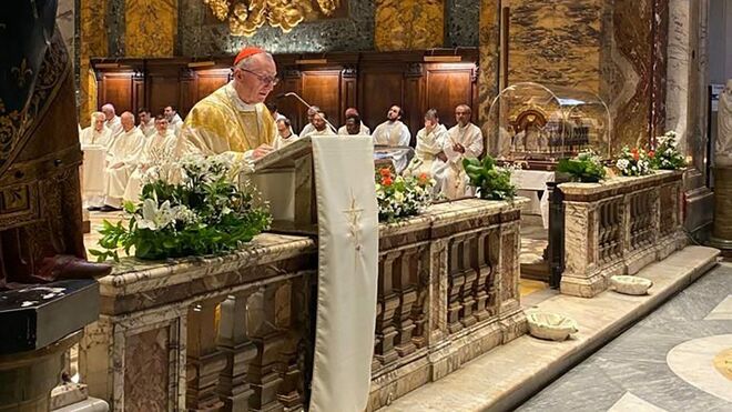 Misa del 7 de junio en la Iglesia de San Luis de los Francese
