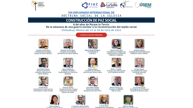 Algunos de los participantes en el foro de los Líderes Católicos