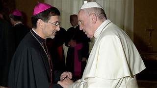 José Cobo con el Papa Francisco