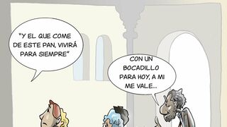 "Mientras exista hambre en el mundo, la Eucaristía no será plena"(P Arrupe)