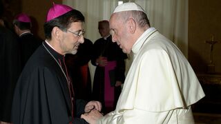 José Cobo, con el Papa Francisco