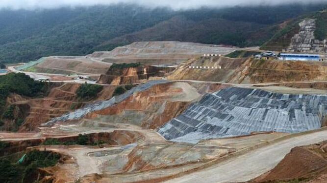 Minería cielo abierto en la Amazonía ecuatoriana