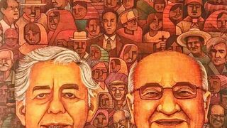 Jesuitas develan pintura en honor de los Mártires de Cerocahui