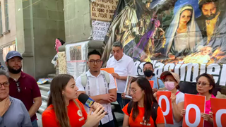 Habitantes de Yucatán exigen que se les dejen instalar nacimientos en lugares de gobierno