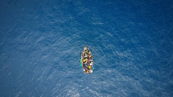Migrantes en el Mediterráneo