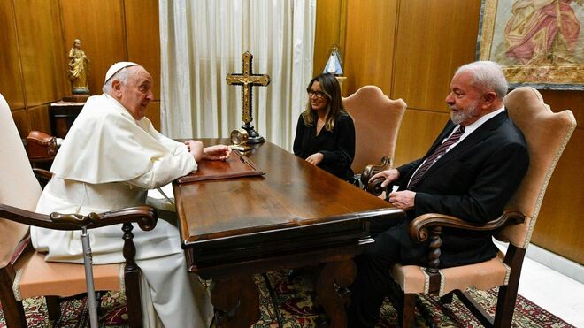 El Papa, con Lula da Silva