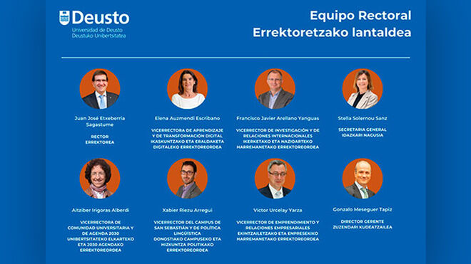 El nuevo equipo rectoral de la Universidad