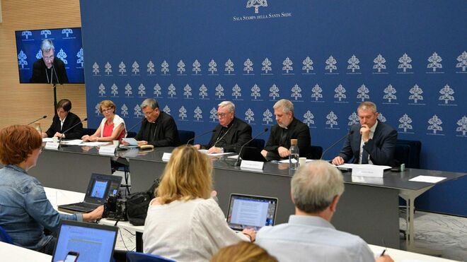 Presentación del "Instrumentum Laboris" de la XVI Asamblea General Ordinaria del Sínodo de los Obispos - martes 20 de junio de 2023
