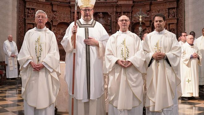Homenaje Bodas de Oro y Plata sacerdotales en la catedral de Teruel